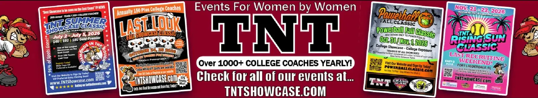 TNT women's sports showcase event banner